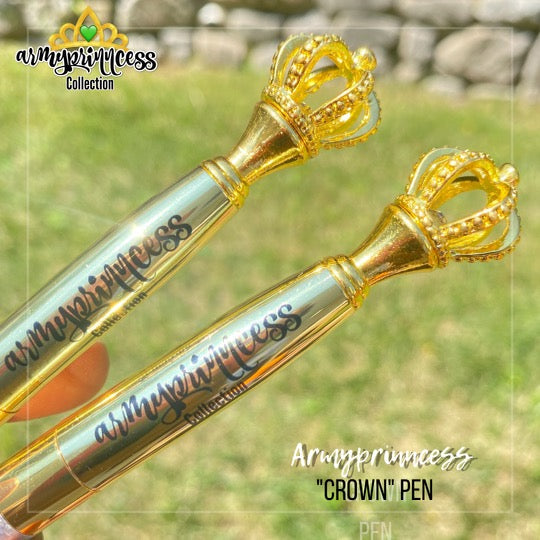 ARMYPRINNCESS Crown Pen